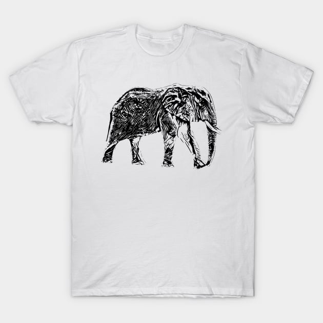 Elephant T-Shirt by Nimmersatt